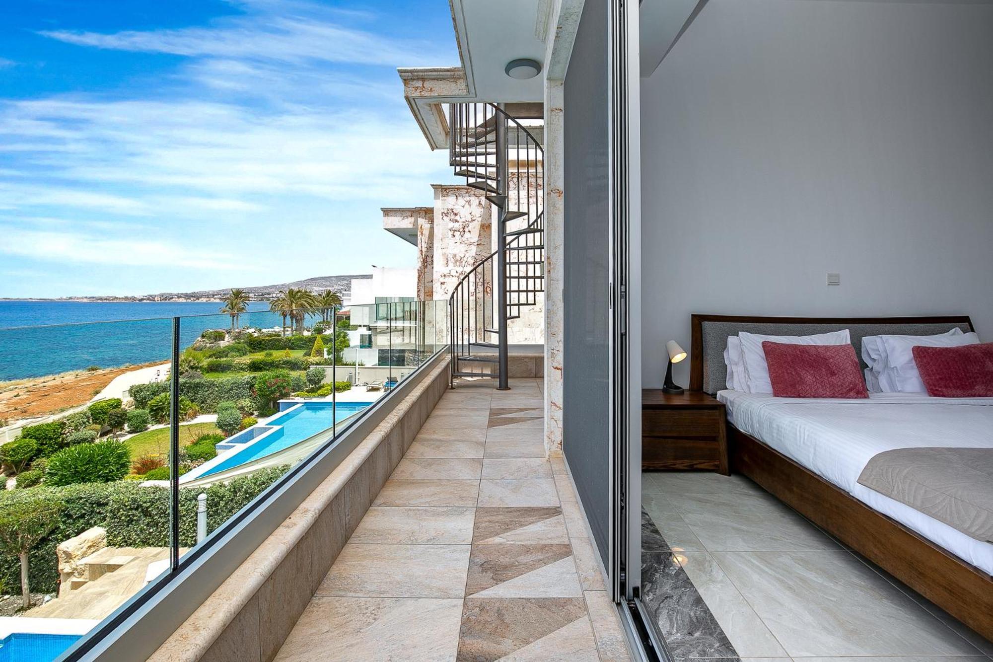 Olymp Luxury Villa D - Luxury Escape With Direct Beach Access And Unique Sunsets Paphos Exterior photo