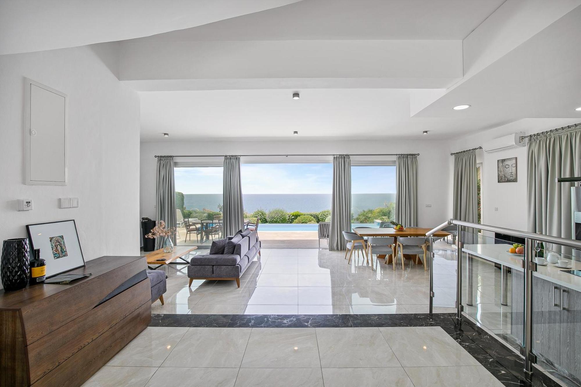Olymp Luxury Villa D - Luxury Escape With Direct Beach Access And Unique Sunsets Paphos Exterior photo